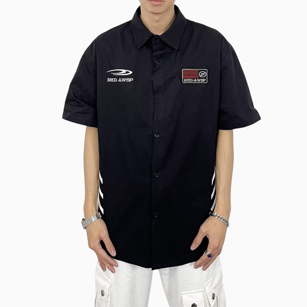 American Three-Stripe Embroidered Shirt