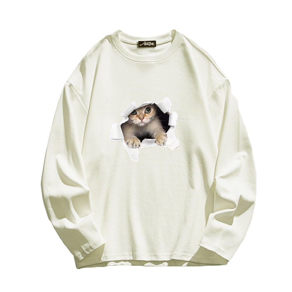 Broken Wall Kitten Long Sleeve Shirt