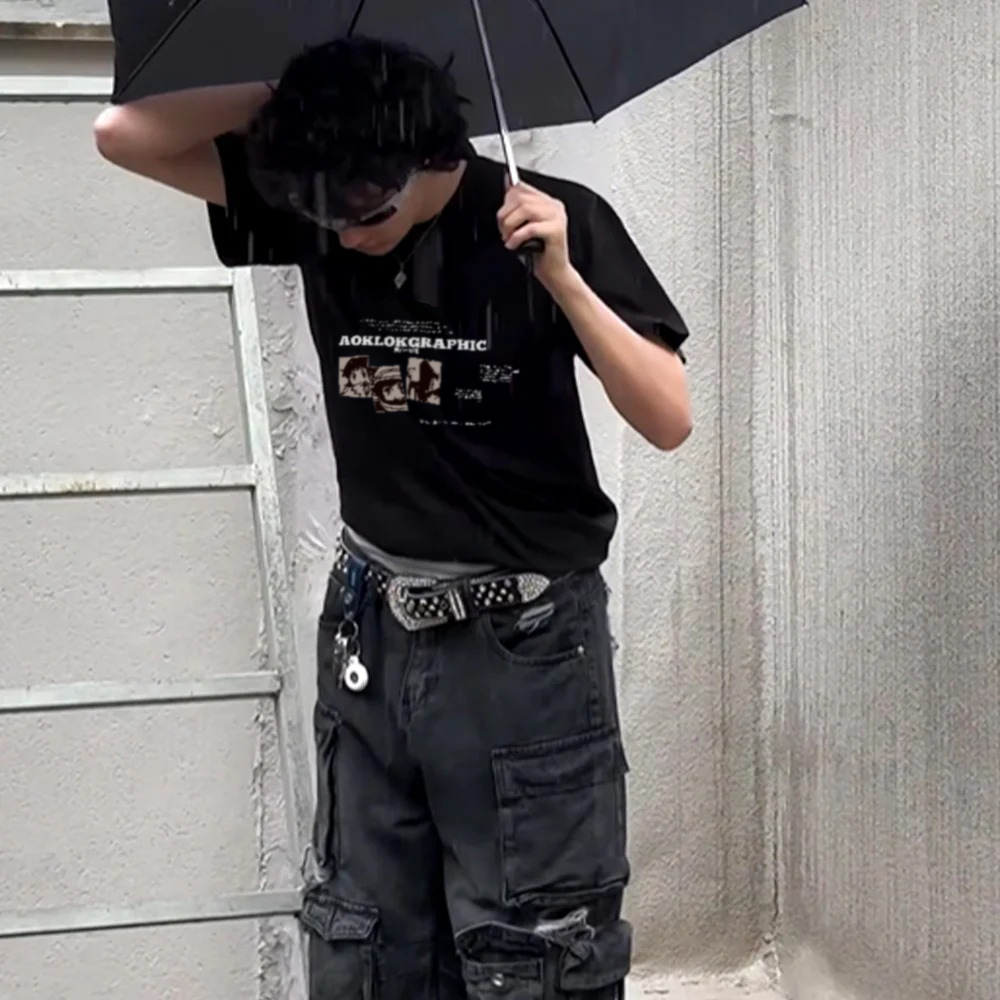 ⚡AG Japanese Motorcycle Girl T-Shirt