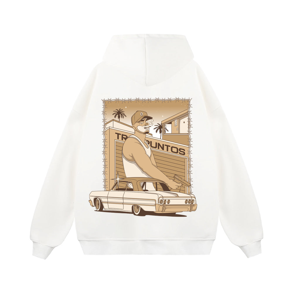 GEG | 'Gentle Gangster' Logo Print Hoodie