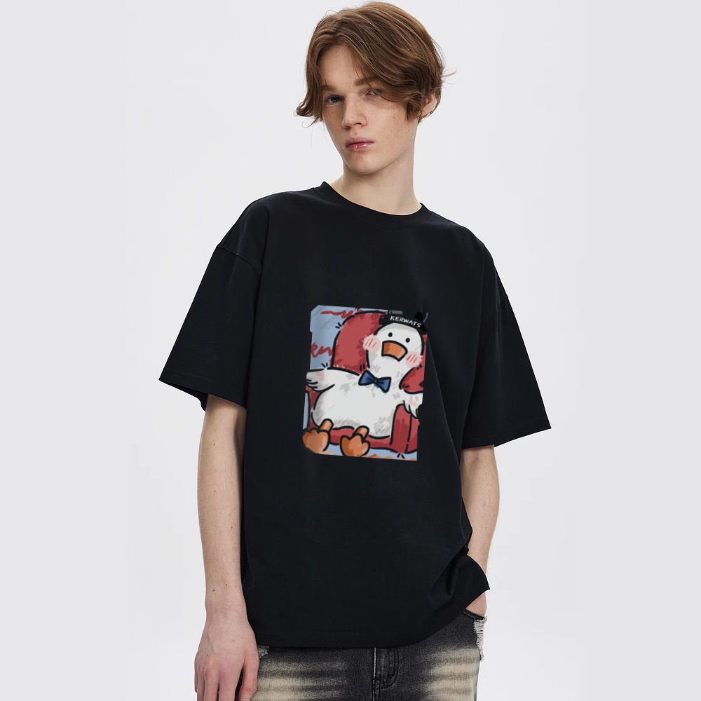 Oil Painting Sofa Duck T-Shirt
