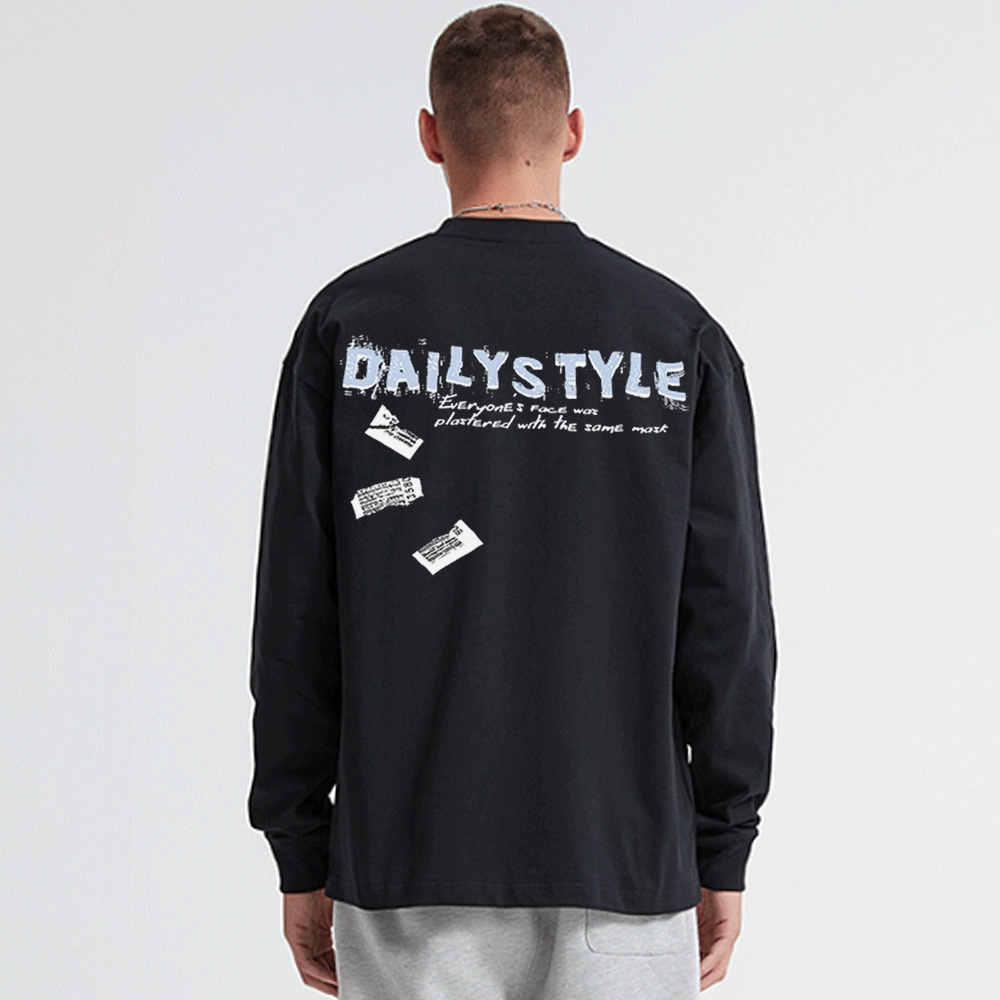 Boy Blowing Smoke Long-Sleeve Shirt