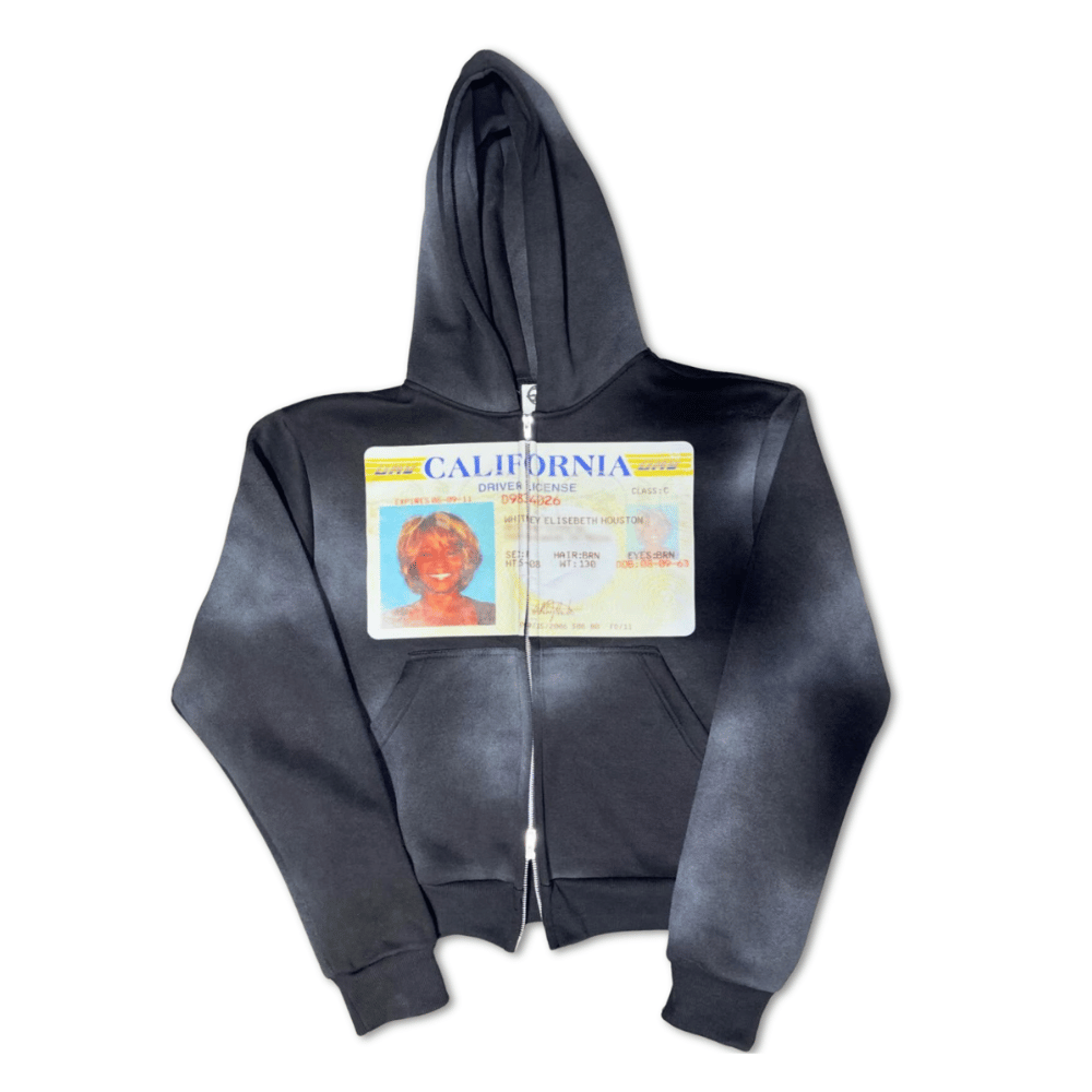 Evokyn Whitney Houston California ID Hoodie