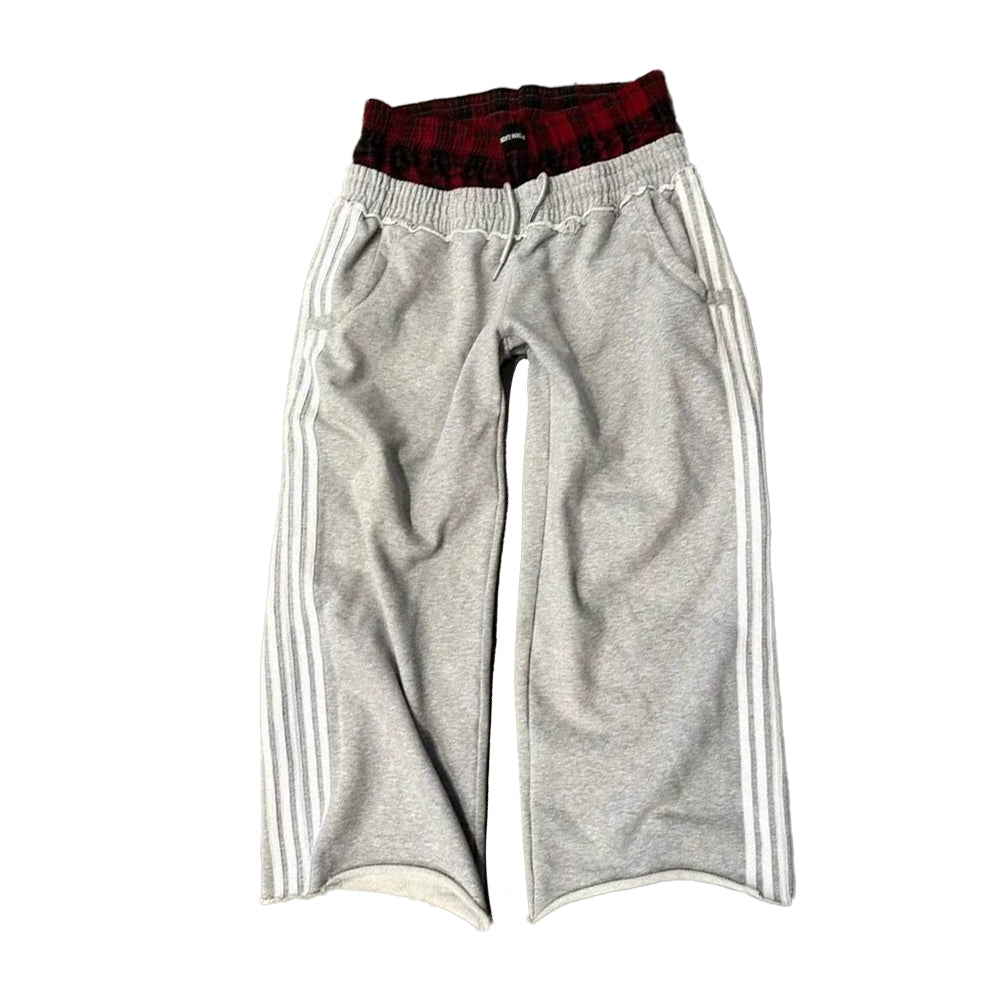 Retro Double Waist Sweatpants