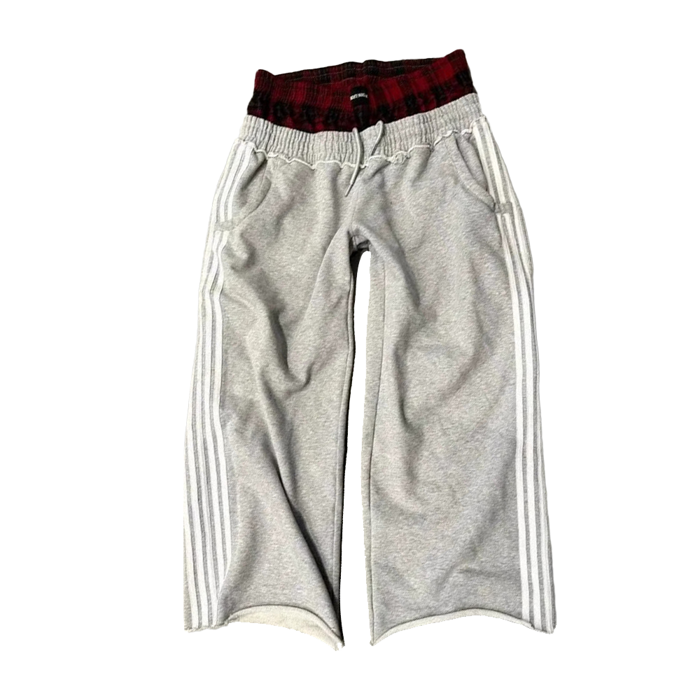 Retro Double Waist Sweatpants