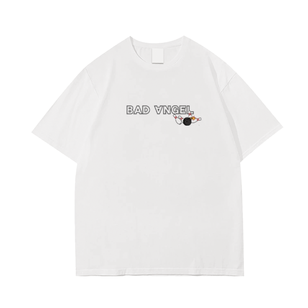 Cute Bad Angel Bowling T-Shirt