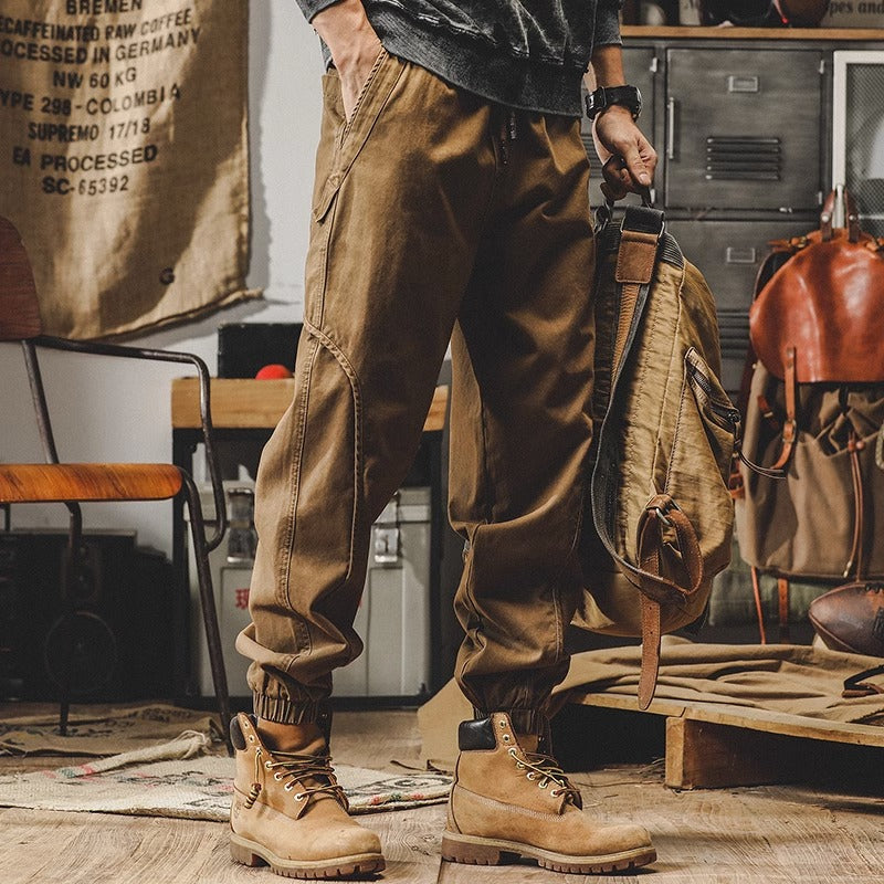 American Retro All-match Loose Straight Legged Cargo Pants
