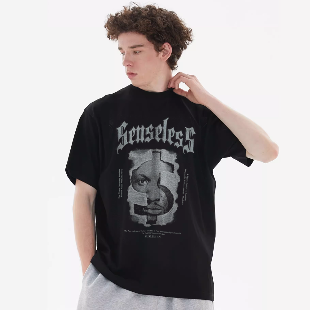 American Street Masked Men Graphic T-shirt