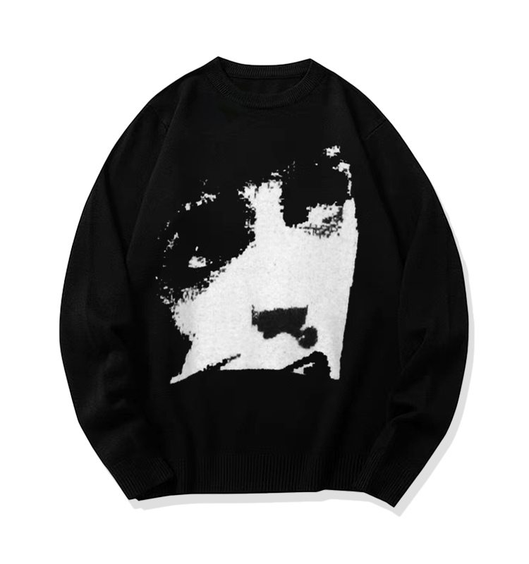 Portrait Jacquard Sweater