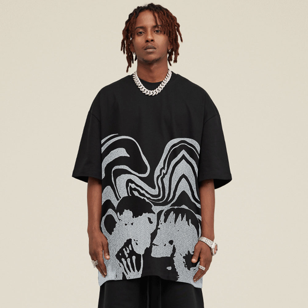 Dark Skeleton Couple T-shirt