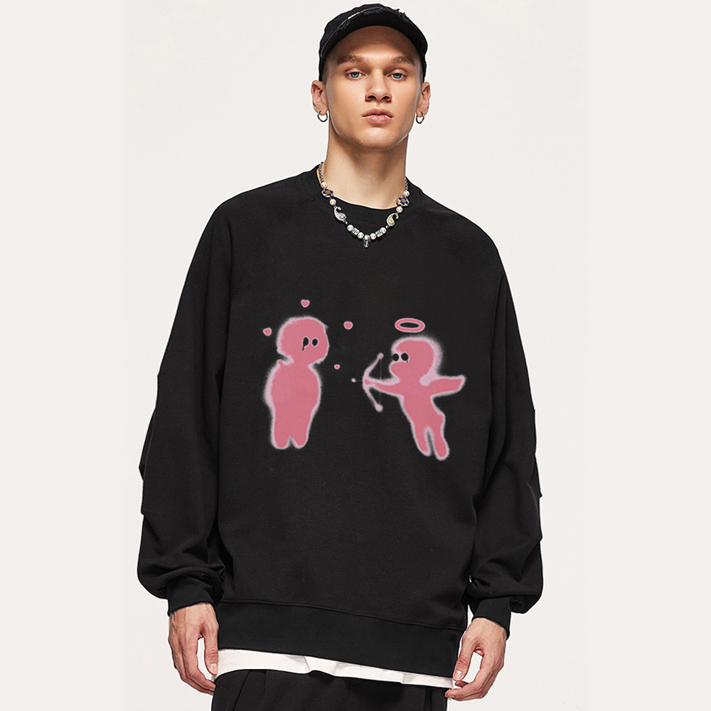 Angels Shoot Demons Print Sweatshirt