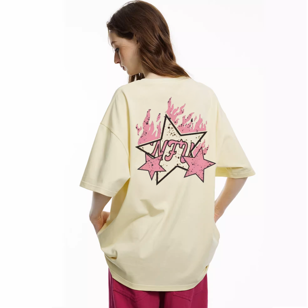 High Street Pink Star Flame T-shirt