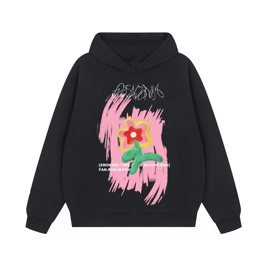AG American Retro Flower Language Hoodie