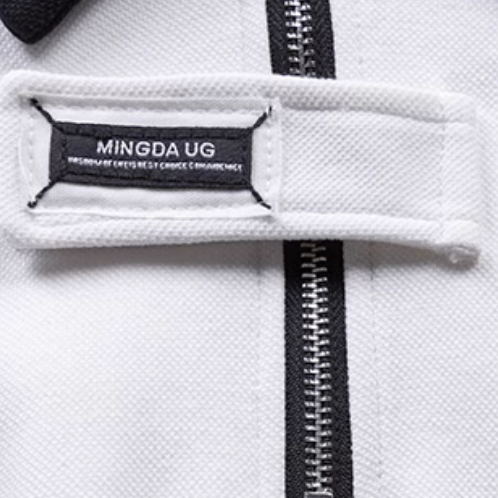 Literary M Letter Splicing Sweatshirt