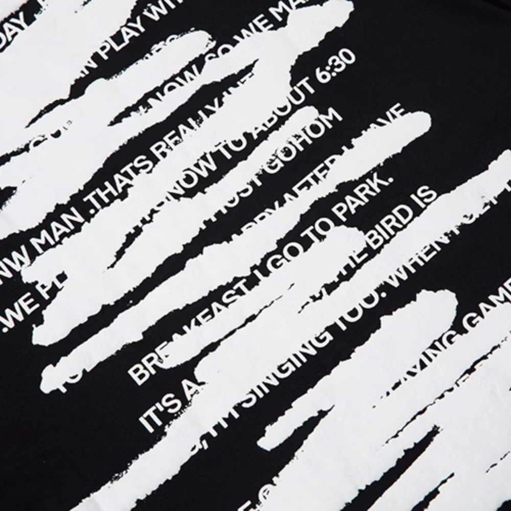 Casual Graffiti Letter T-shirt