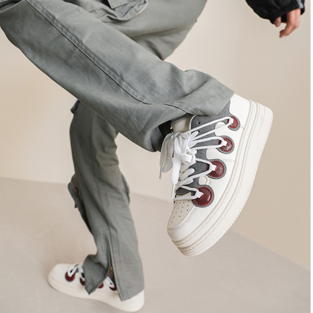 Trendy Street Stitching Couple Casual Sneakers