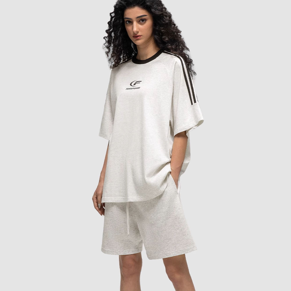 Retro Letter Print Raglan Sleeve T-shirt