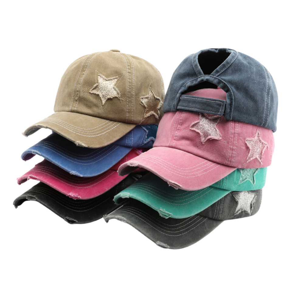 Retro Star Washed Hat
