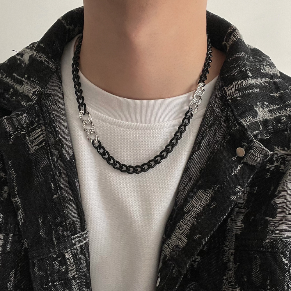 Classic Black Cuban Necklace
