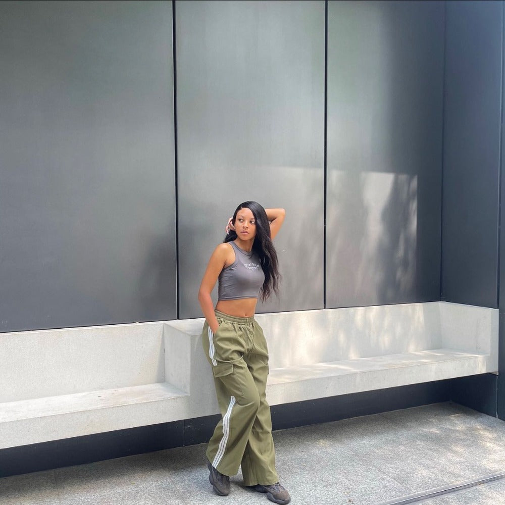 Vintage Classic Stripe Cargo Pants