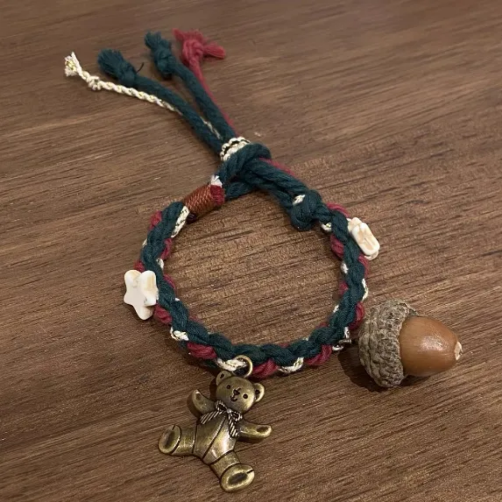 Special Christmas Woven Bracelet