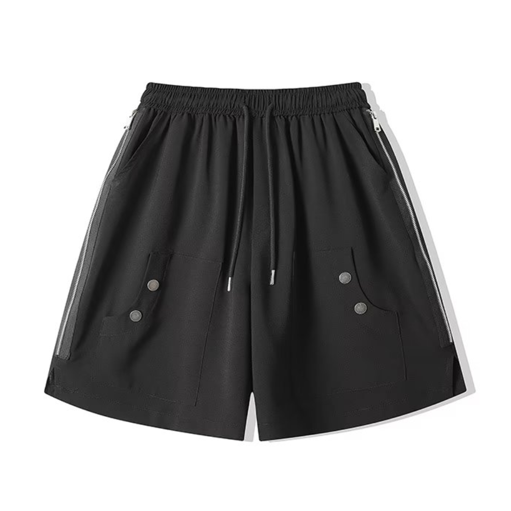 Simple Fashion Solid Color Cargo Shorts