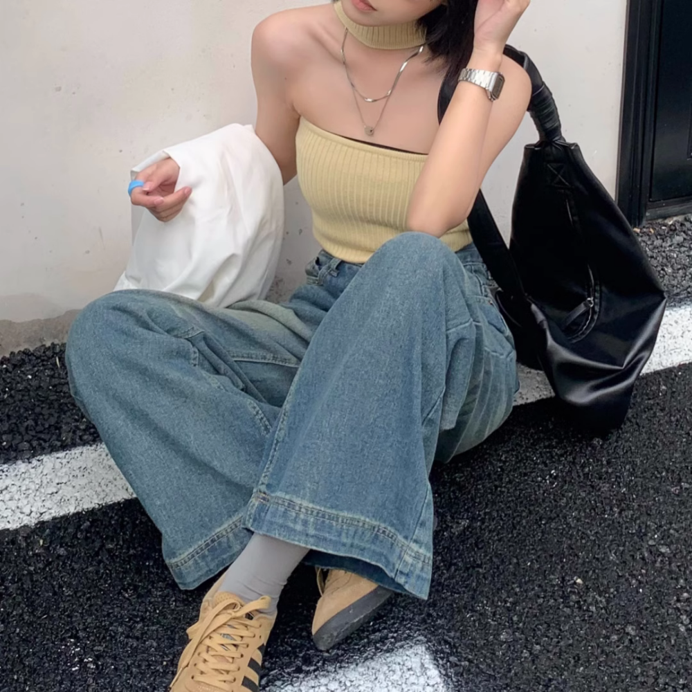 Women's Washed Gradient Bootcut Jeans