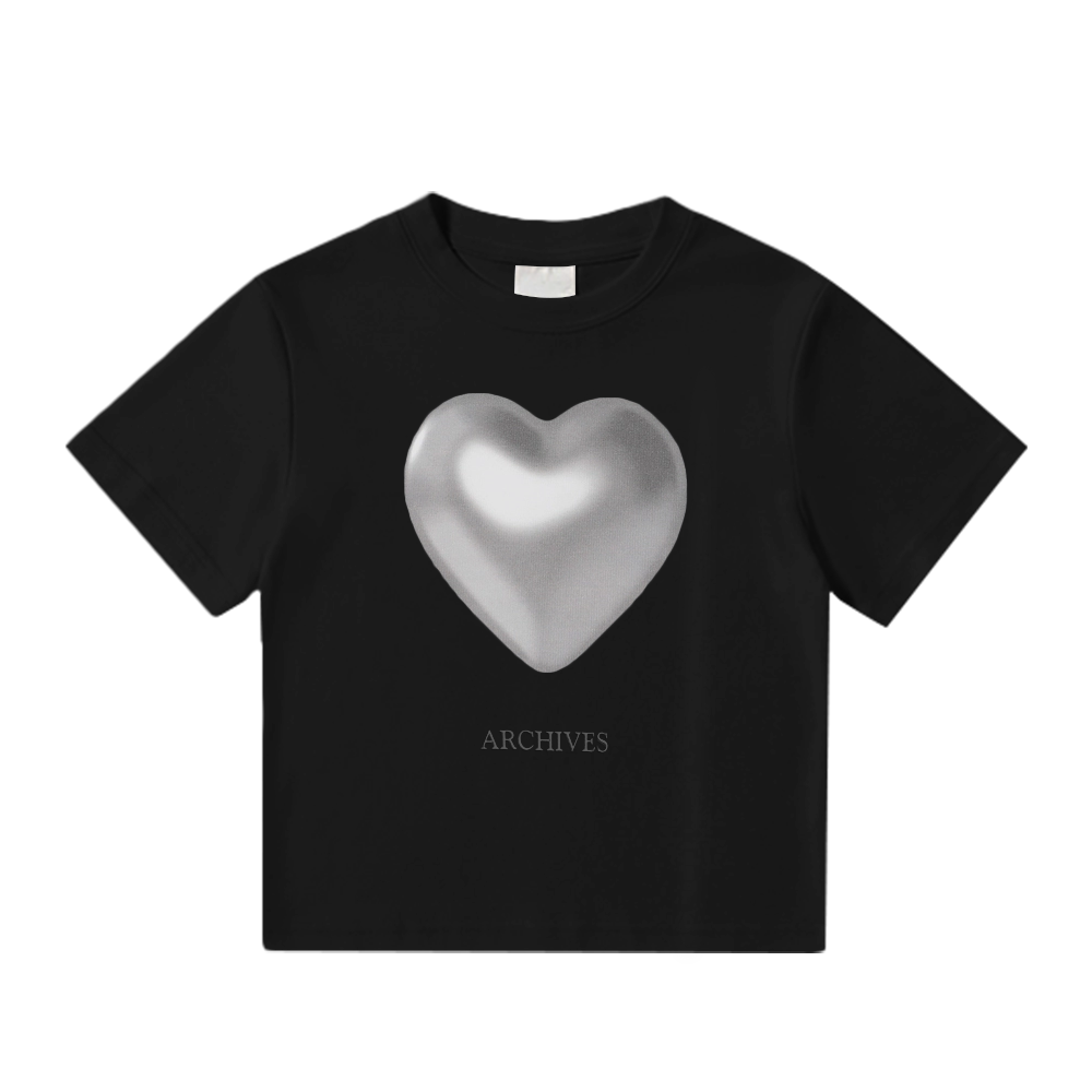 Women's Y2k Hot Girl Heart T-Shirt