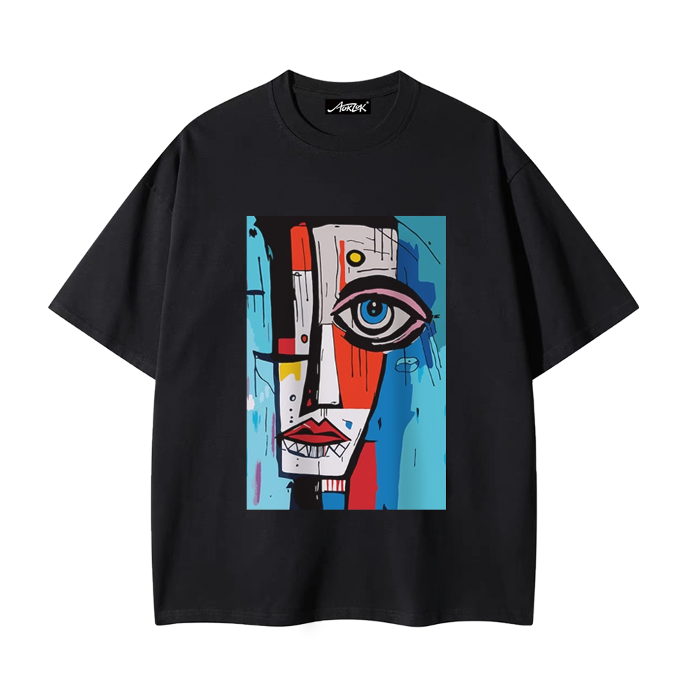 Abstract Face Painting T-Shirt