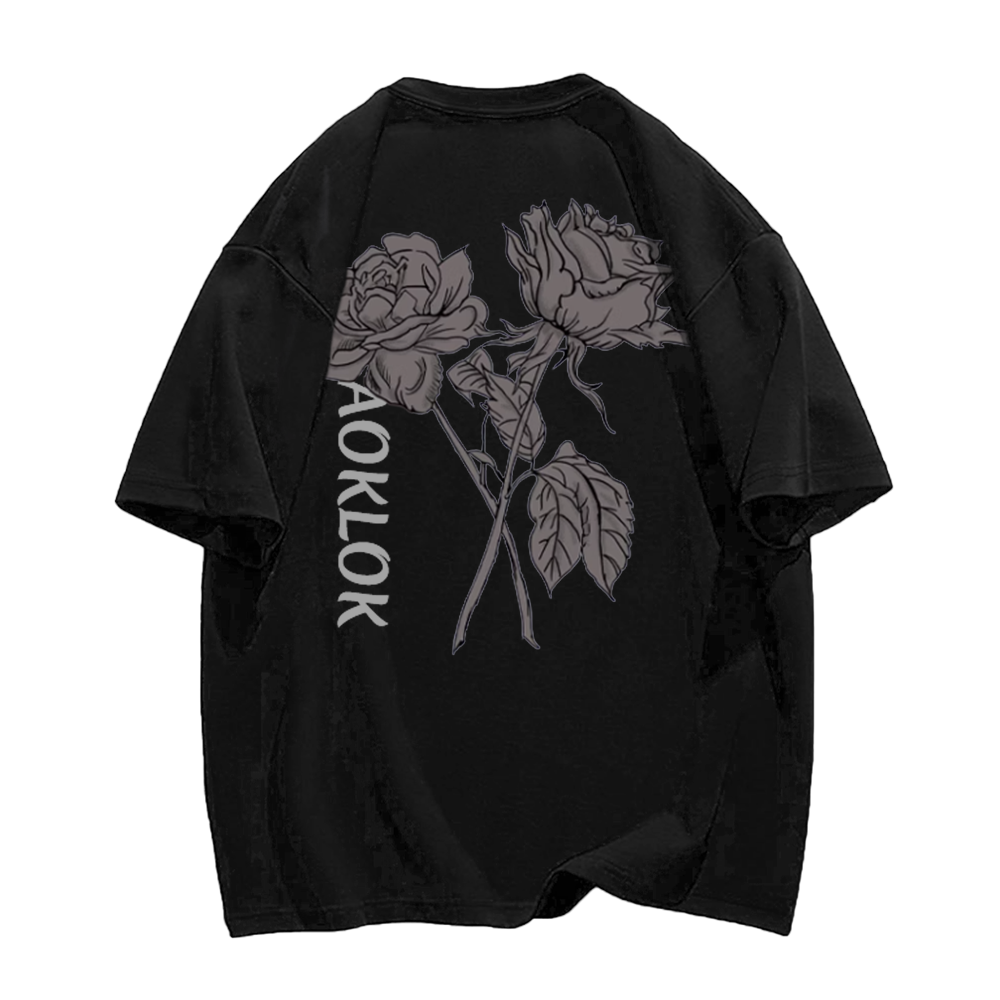 Simple Flower Letters T-Shirt