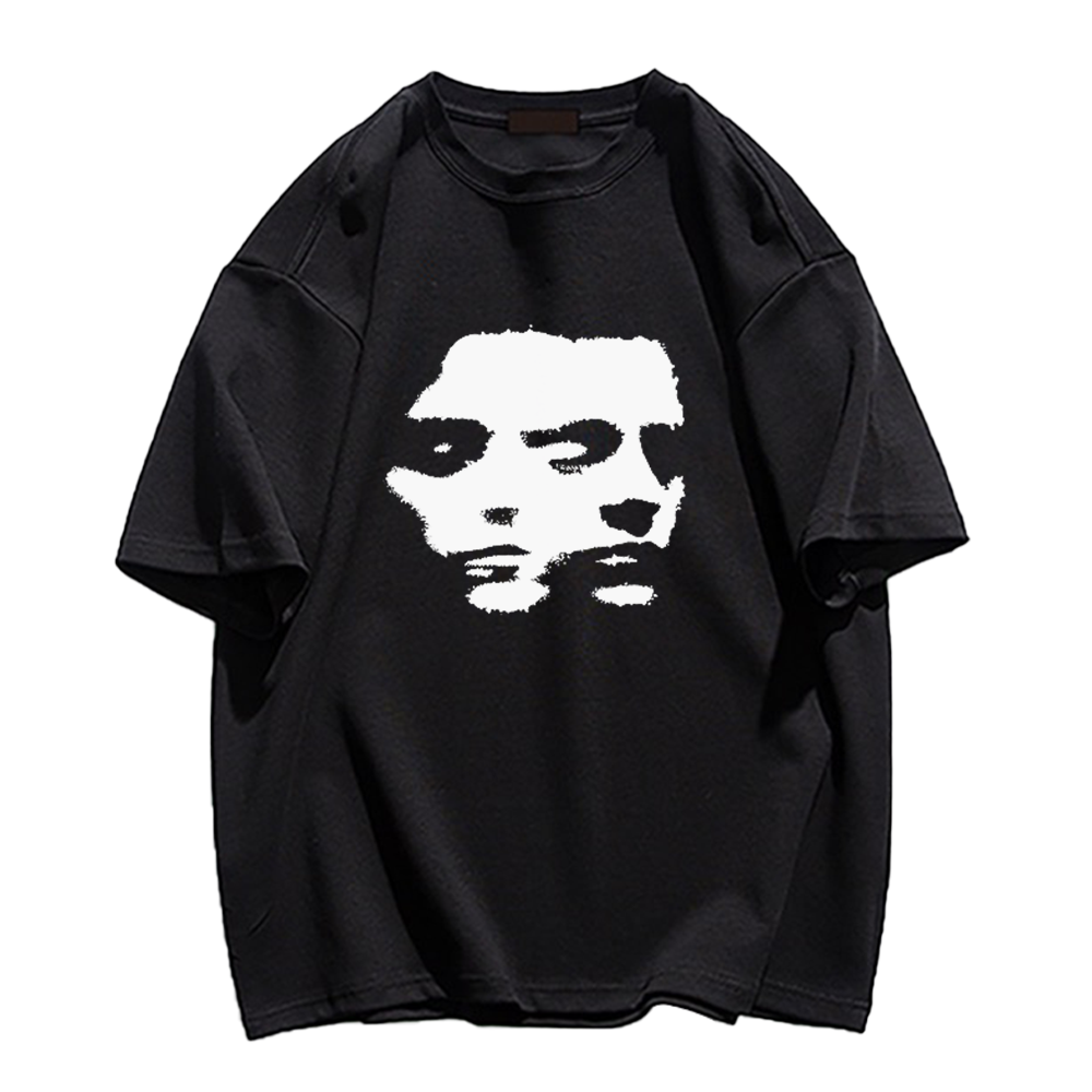 Bold Portrait Print T-shirt