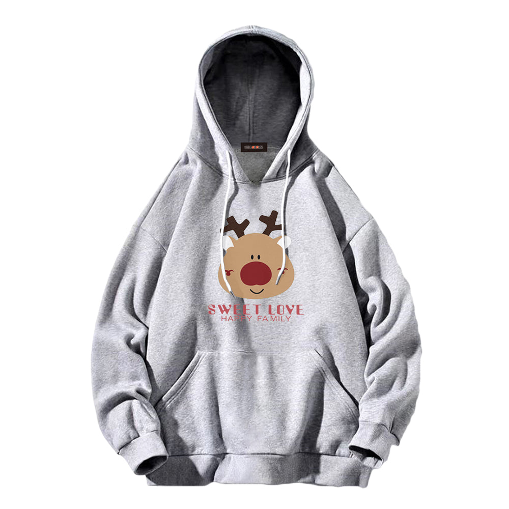 Cute Comic Elk Hoodie