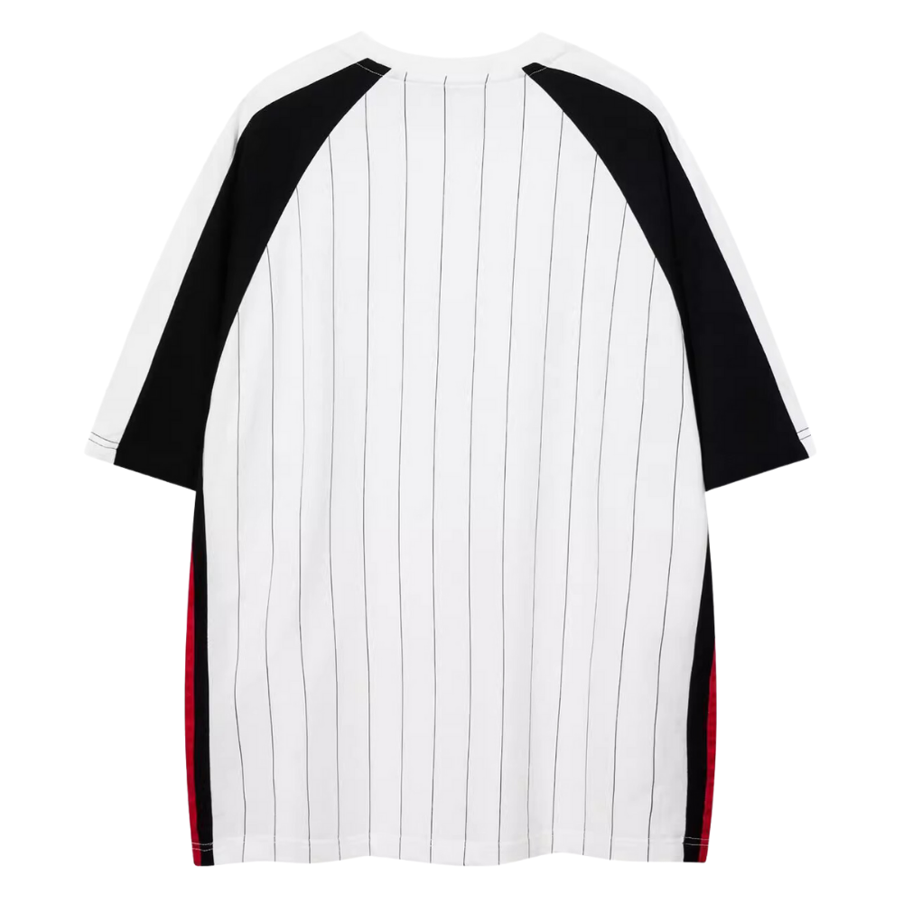 American Loose EmbroidEred Lapel T-shirt