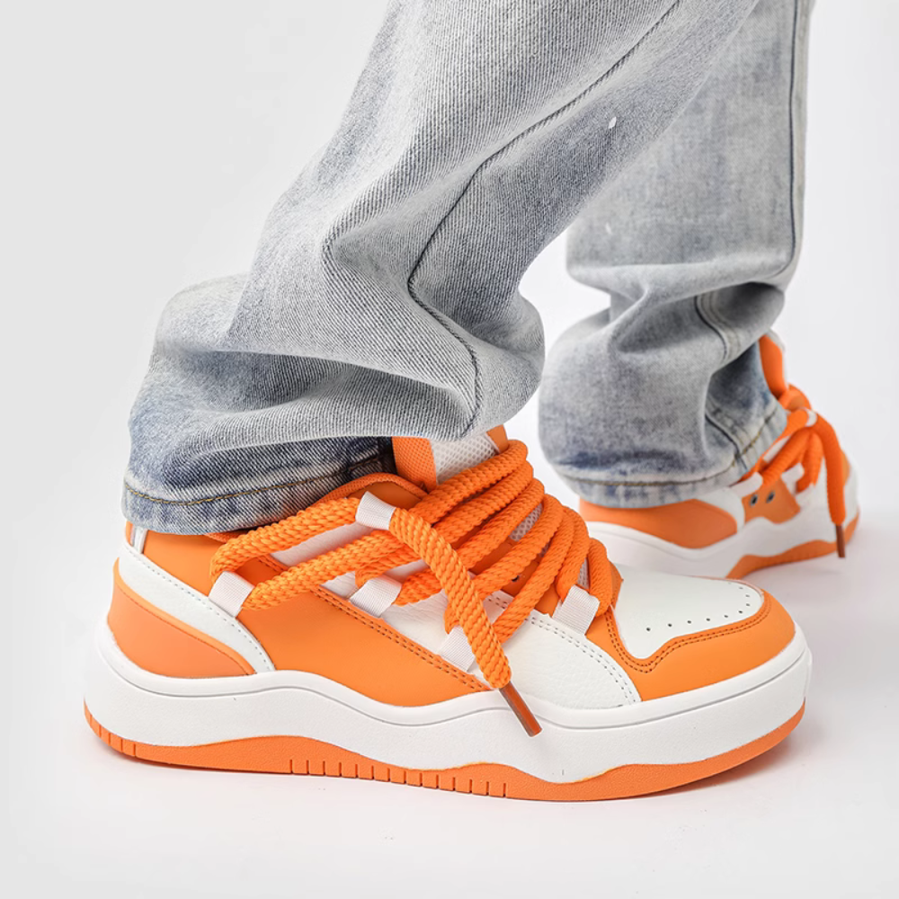 High Street Color block Couple Sneakers