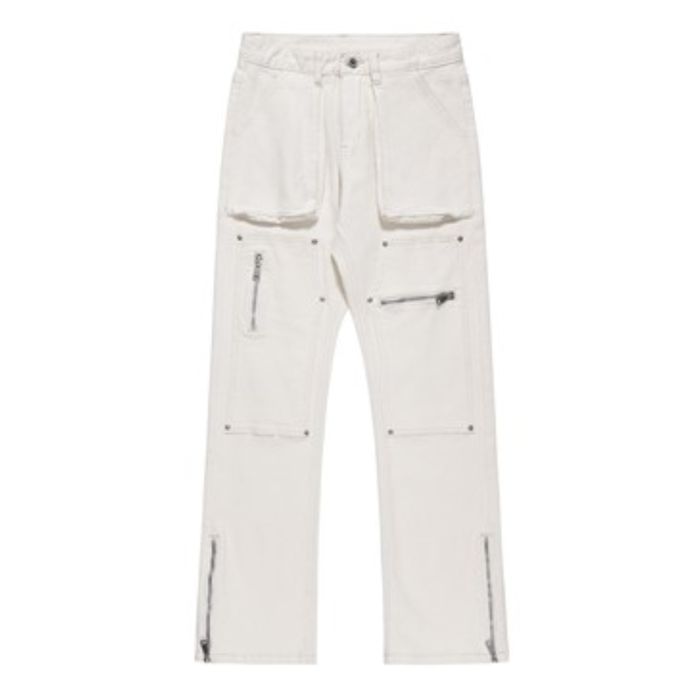 American Multi-Pocket Stud Jeans
