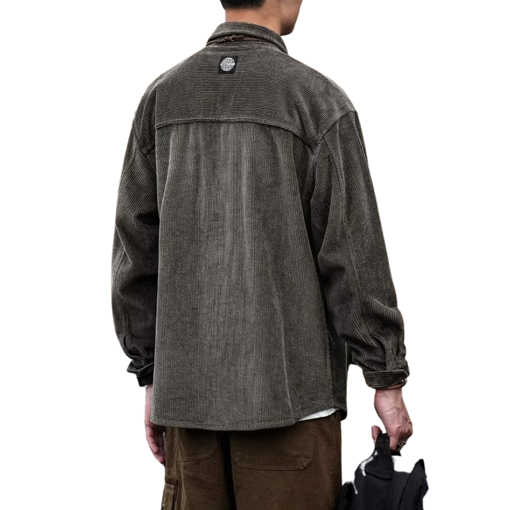Solid Corduroy Shirt
