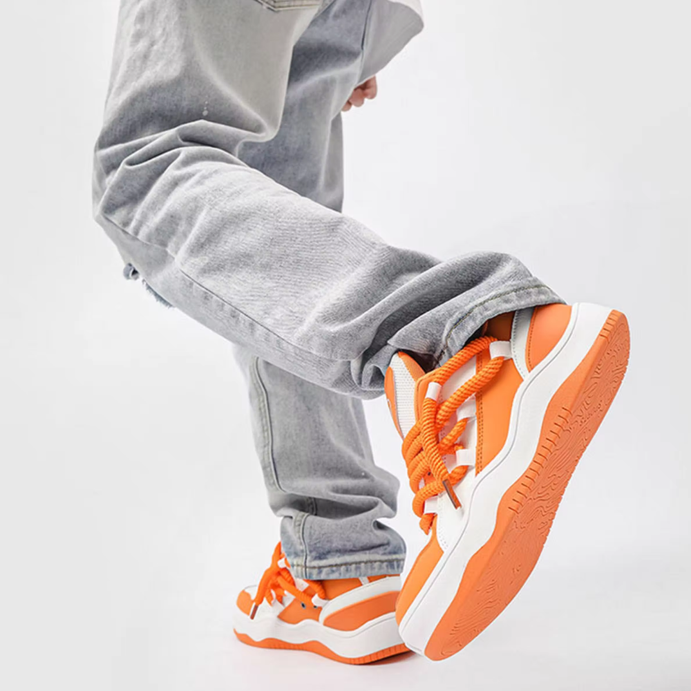 High Street Color block Couple Sneakers