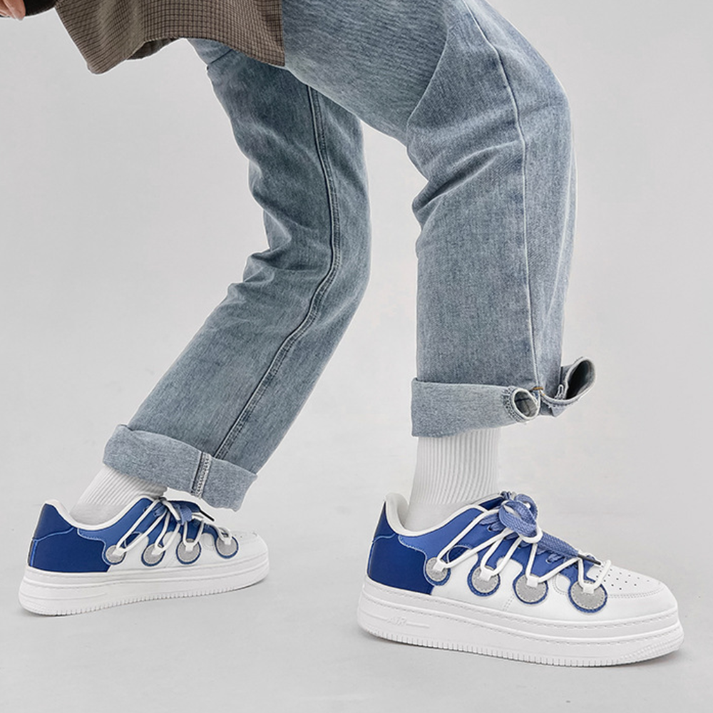 Trendy Street Stitching Couple Casual Sneakers