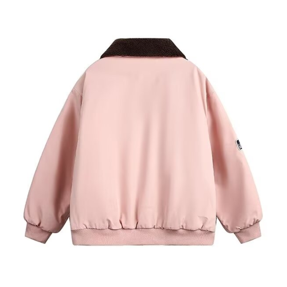 OOC' Old-School Fur Collar Sherpa Jacket Coat