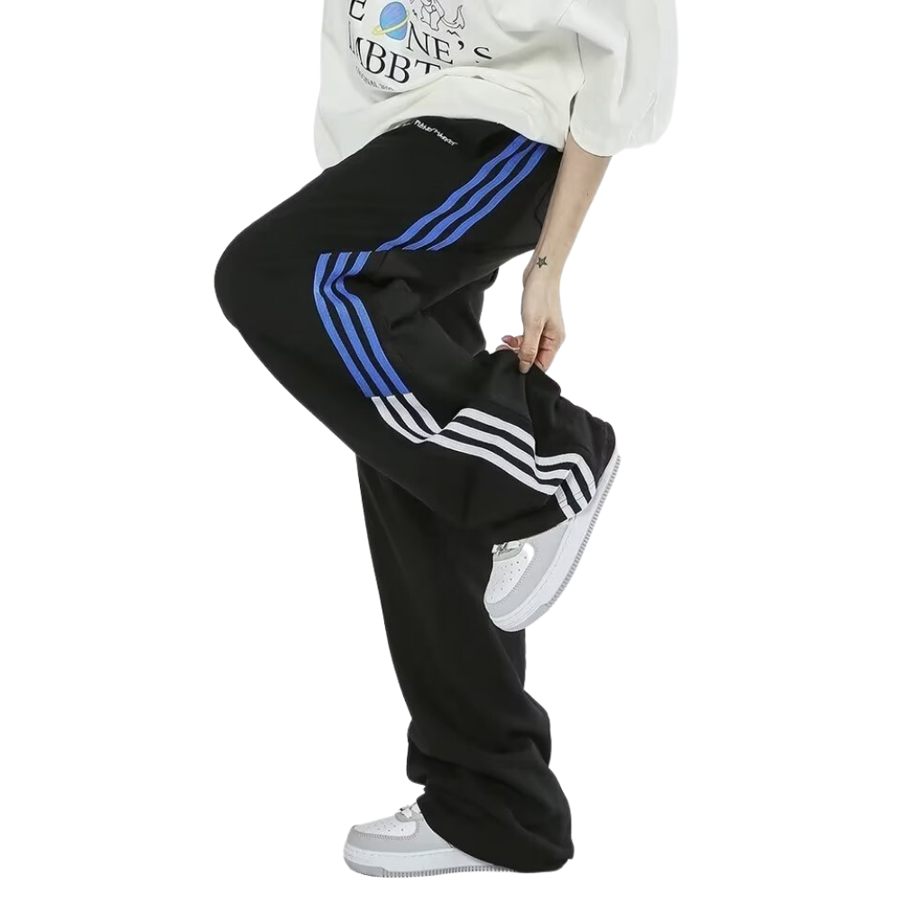 American Style Contrast Stripe Sweatpants