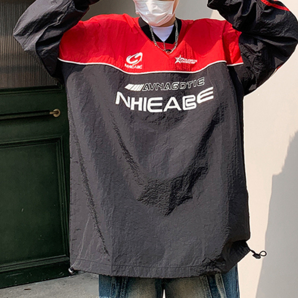 Motorcycle V-Neck Waterproof Sweatshirt