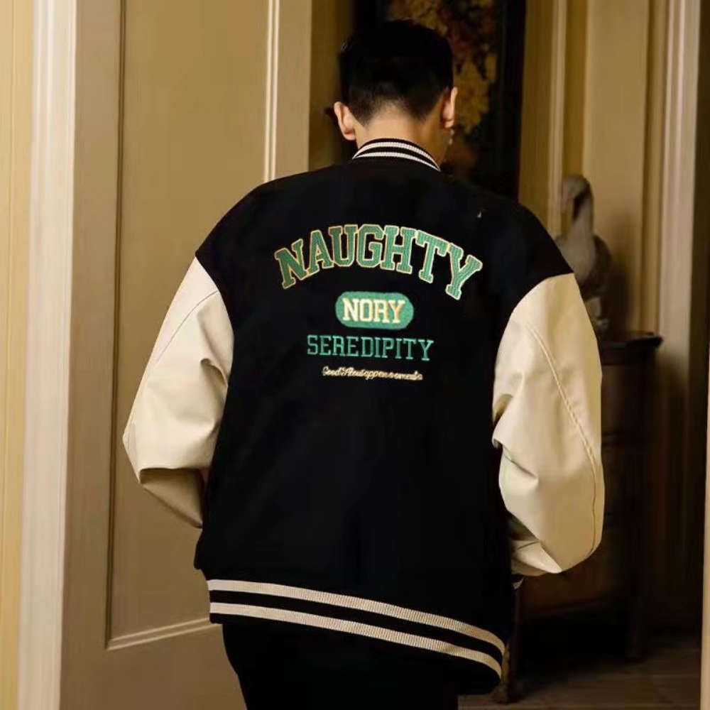 Classic Book Comfort Panel Varsity Jacket