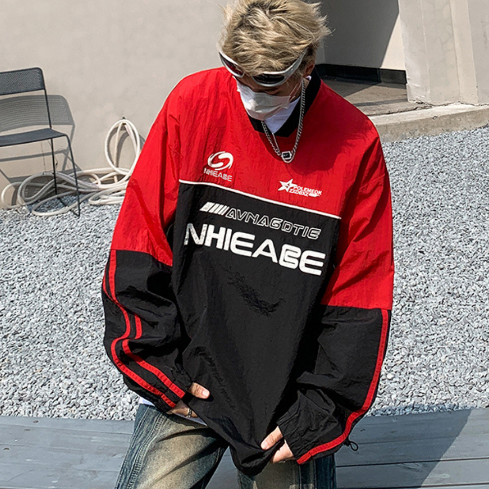 Motorcycle V-Neck Waterproof Sweatshirt