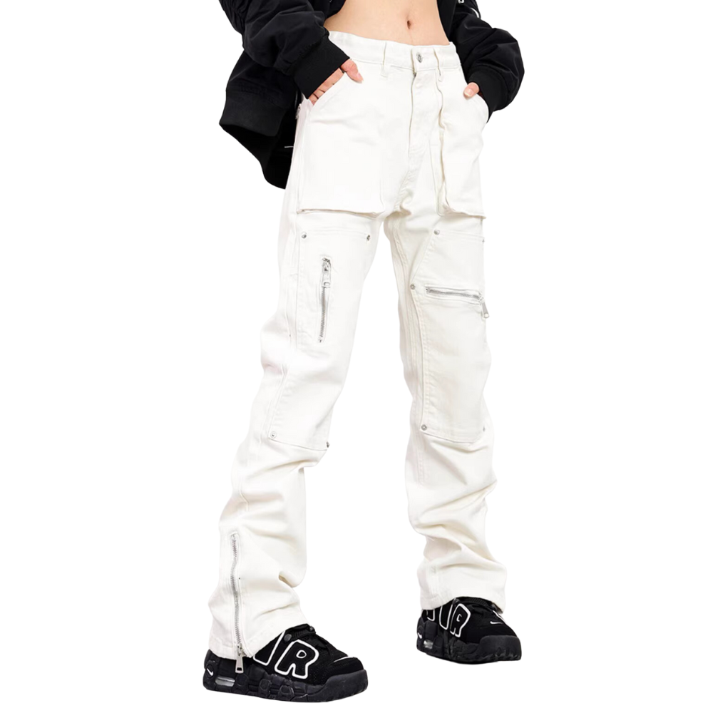 American Multi-Pocket Stud Jeans