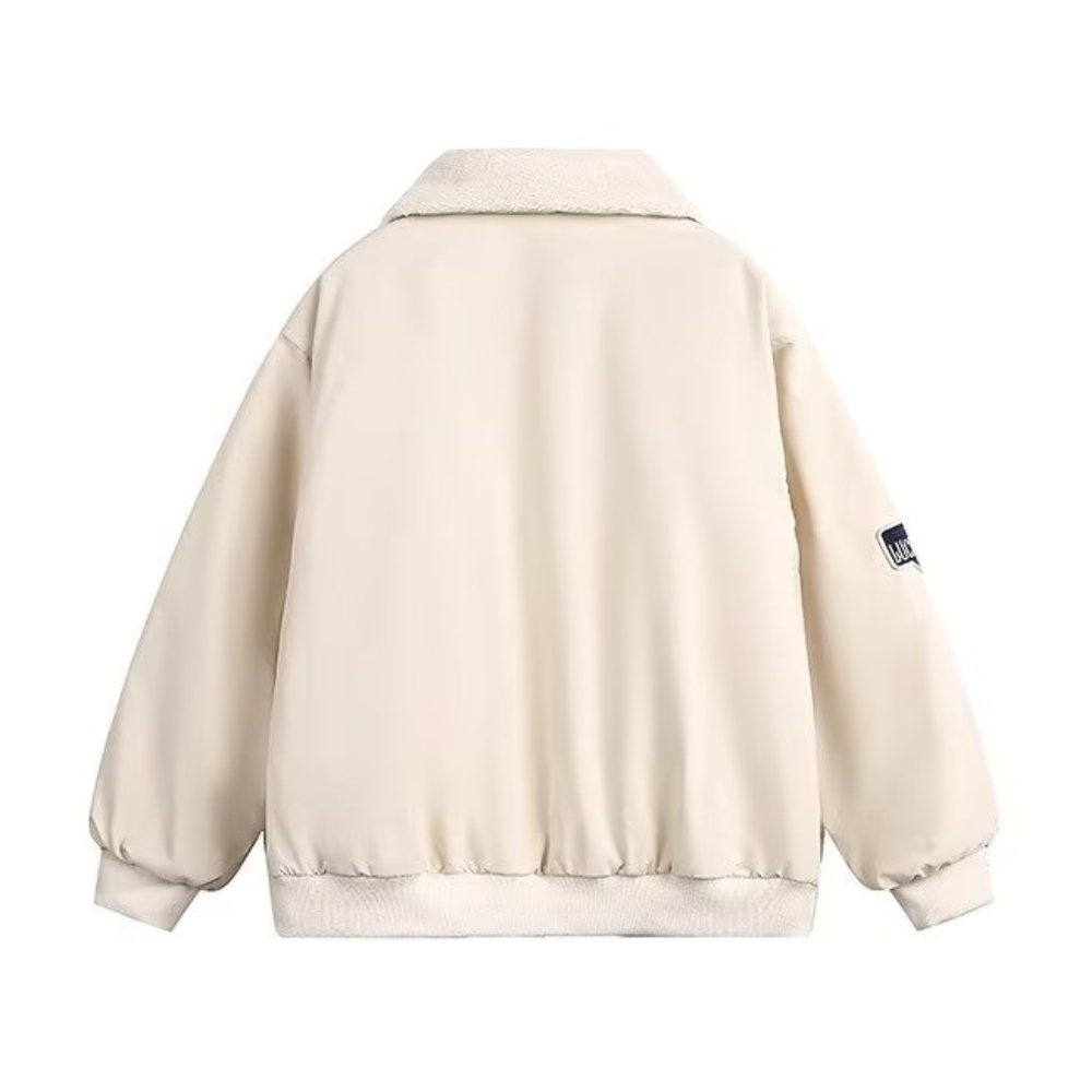 OOC' Old-School Fur Collar Sherpa Jacket Coat