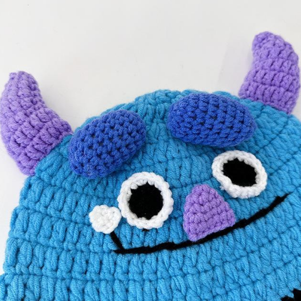 Funny Devil Horns Knitted Hat