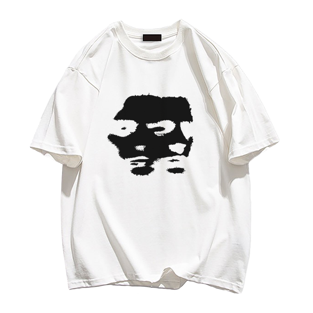 Bold Portrait Print T-shirt