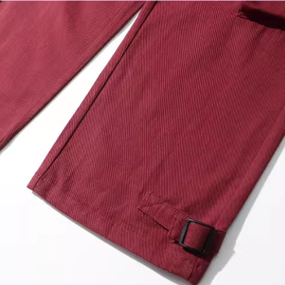 Retro Street Dance Solid Color Cargo Pants