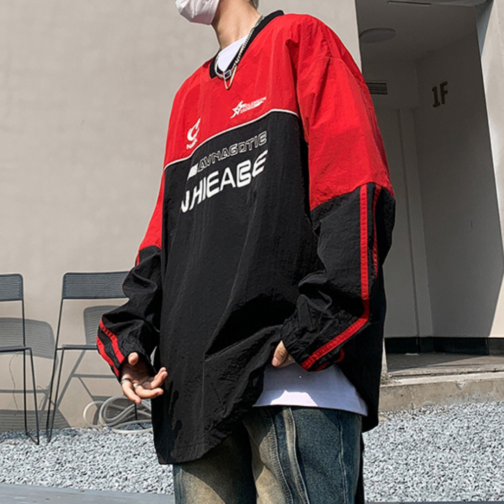 Motorcycle V-Neck Waterproof Sweatshirt