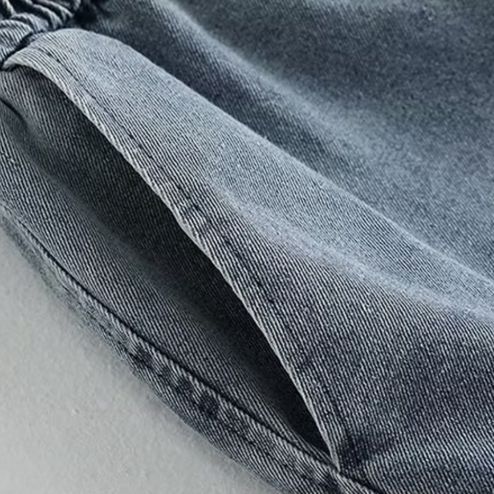 Urban Solid Drawstring Cargo Shorts